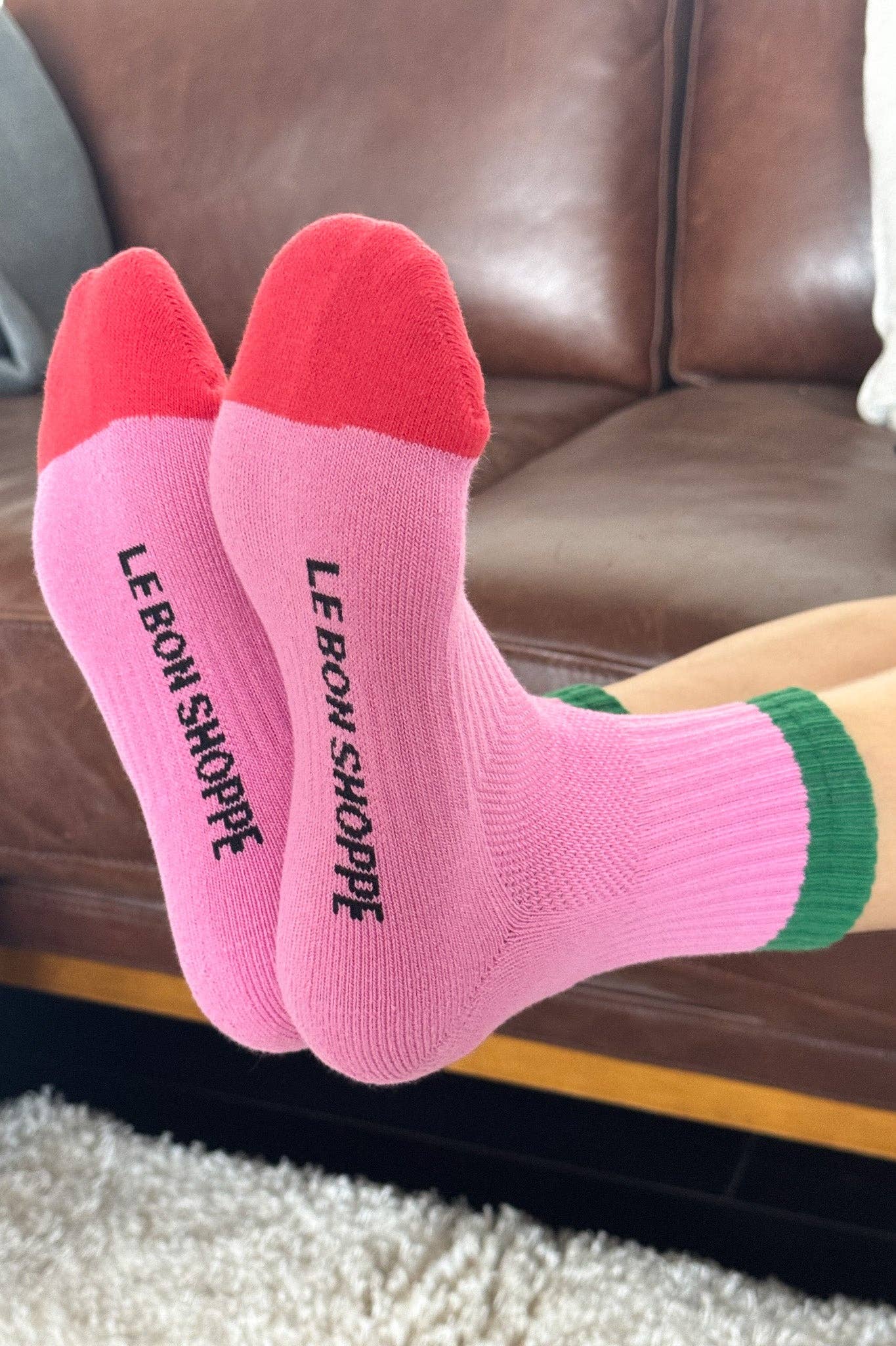 Le Bon Shoppe Color Block Girlfriend Socks