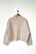 Le Bon Shoppe Alpaca Zip Front Jacket