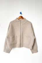 Le Bon Shoppe Alpaca Zip Front Jacket