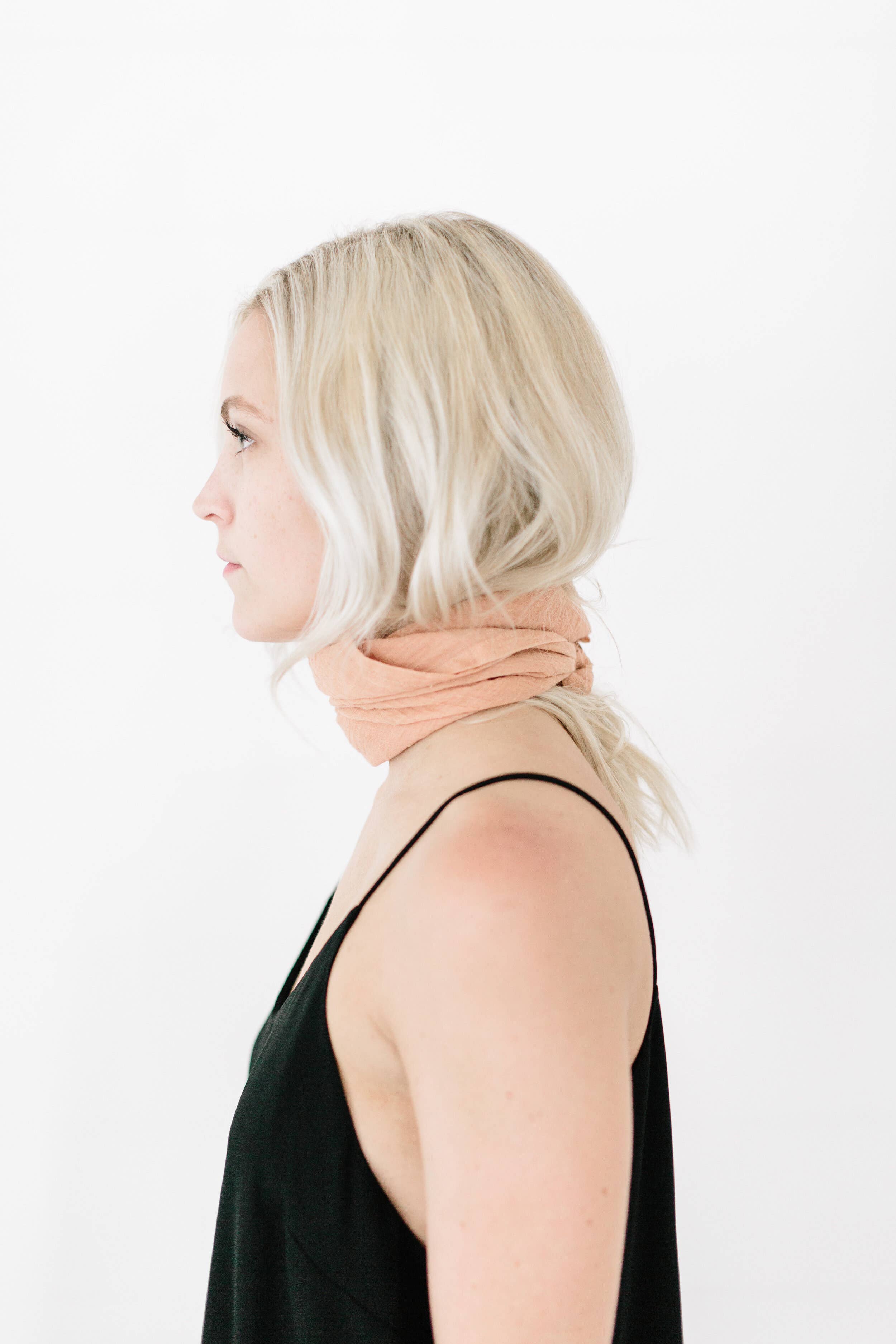 Fine Organic Cotton Neckscarf - Wrap Dye