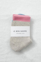 Le Bon Shoppe Color Block Girlfriend Socks