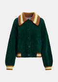 KAMORE KNIT JACKET WITH COLLAR