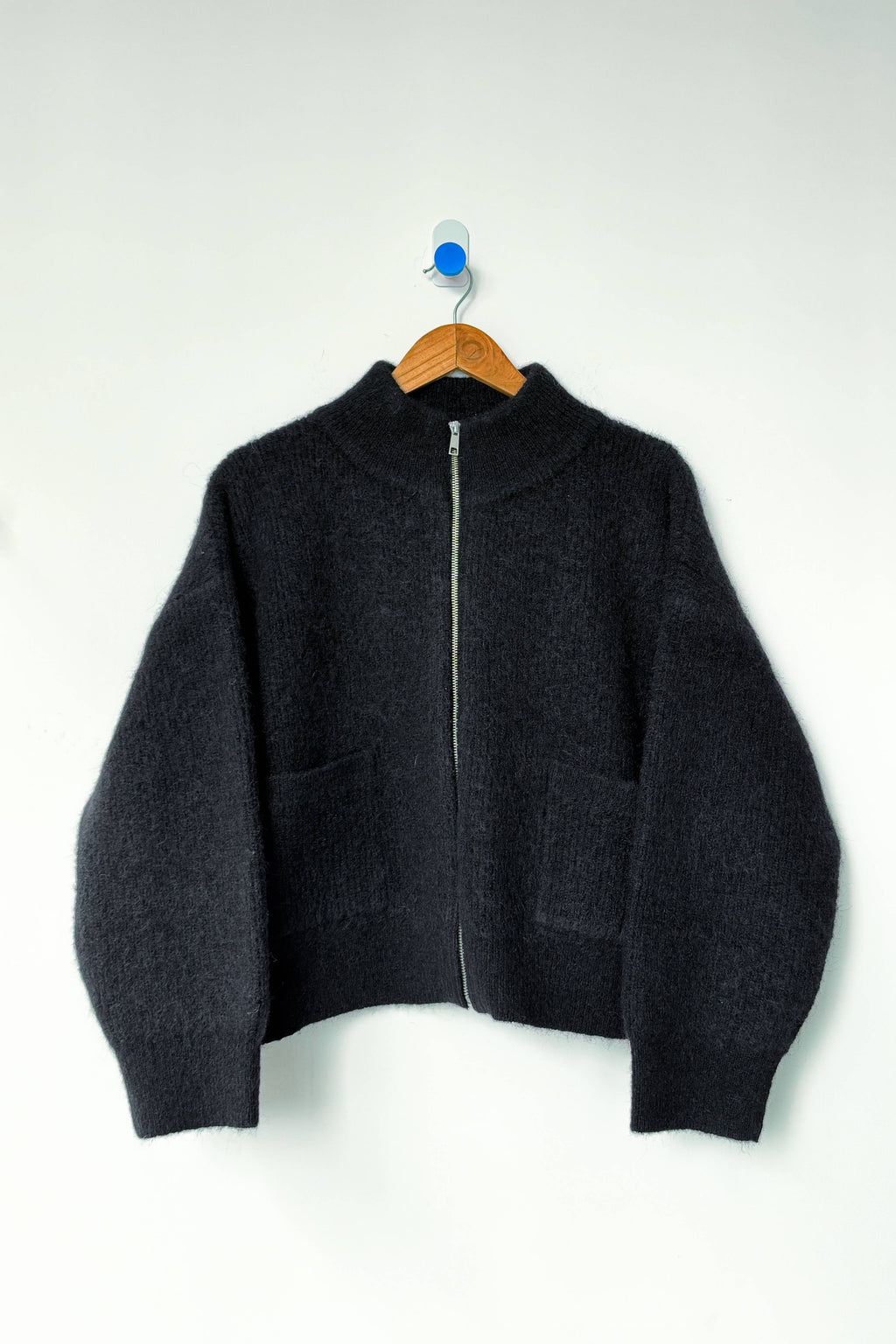 Le Bon Shoppe Alpaca Zip Front Jacket