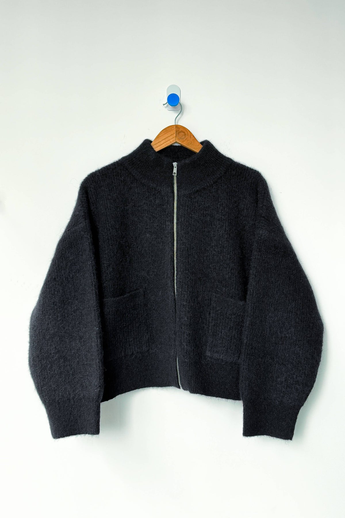 Le Bon Shoppe Alpaca Zip Front Jacket