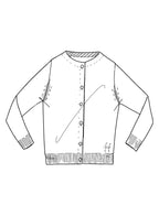 wool cashmere gauze small cardigan