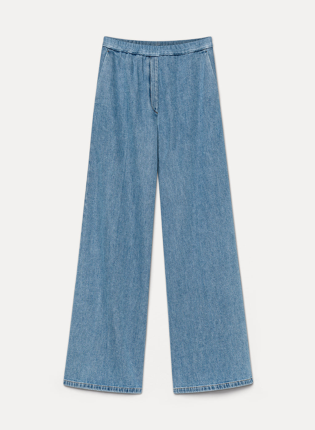 cavalry denim loose elasticated pants