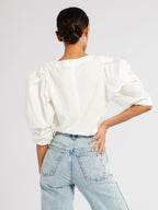 Mille Lila Top White
