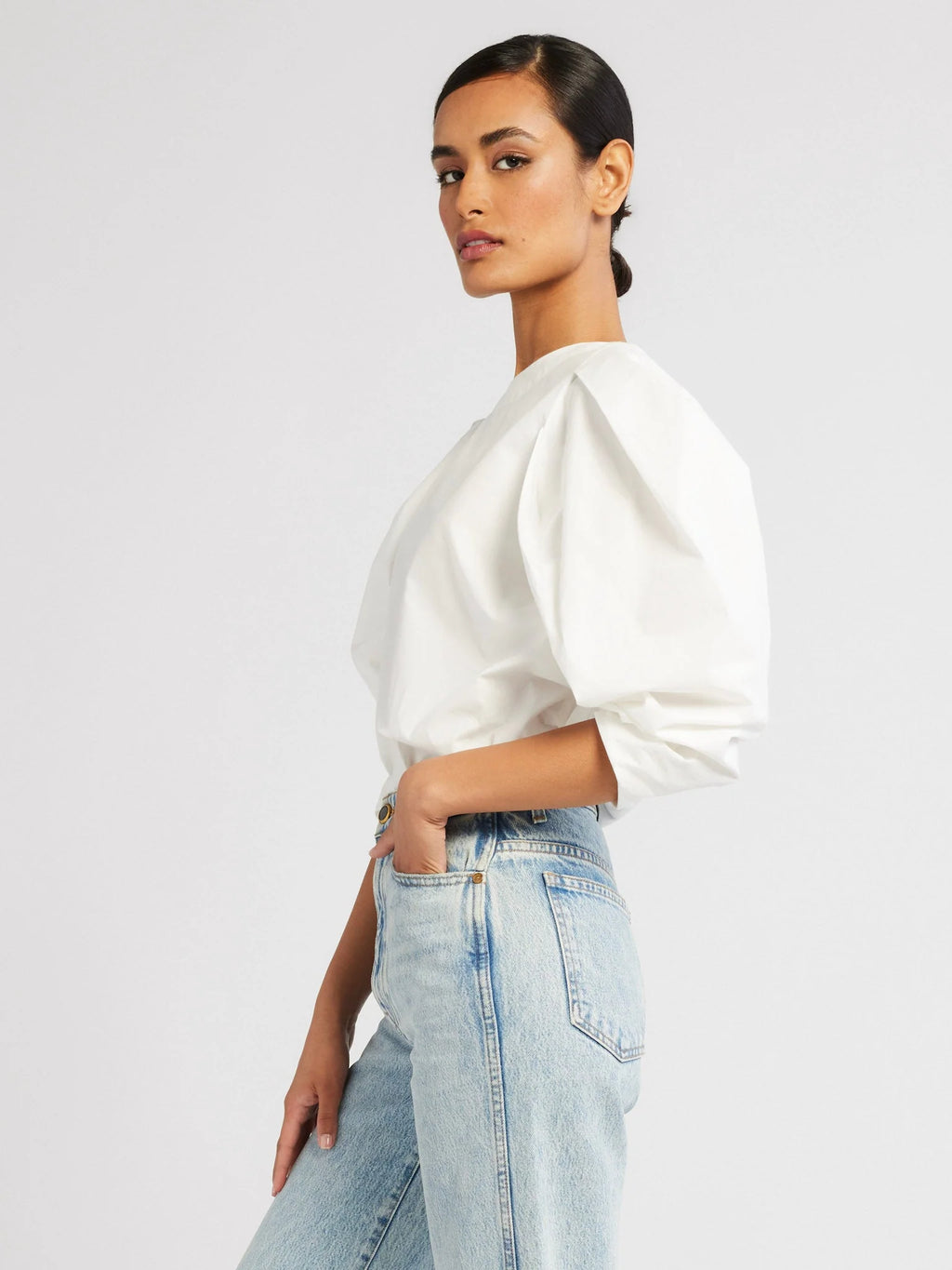 Mille Lila Top White