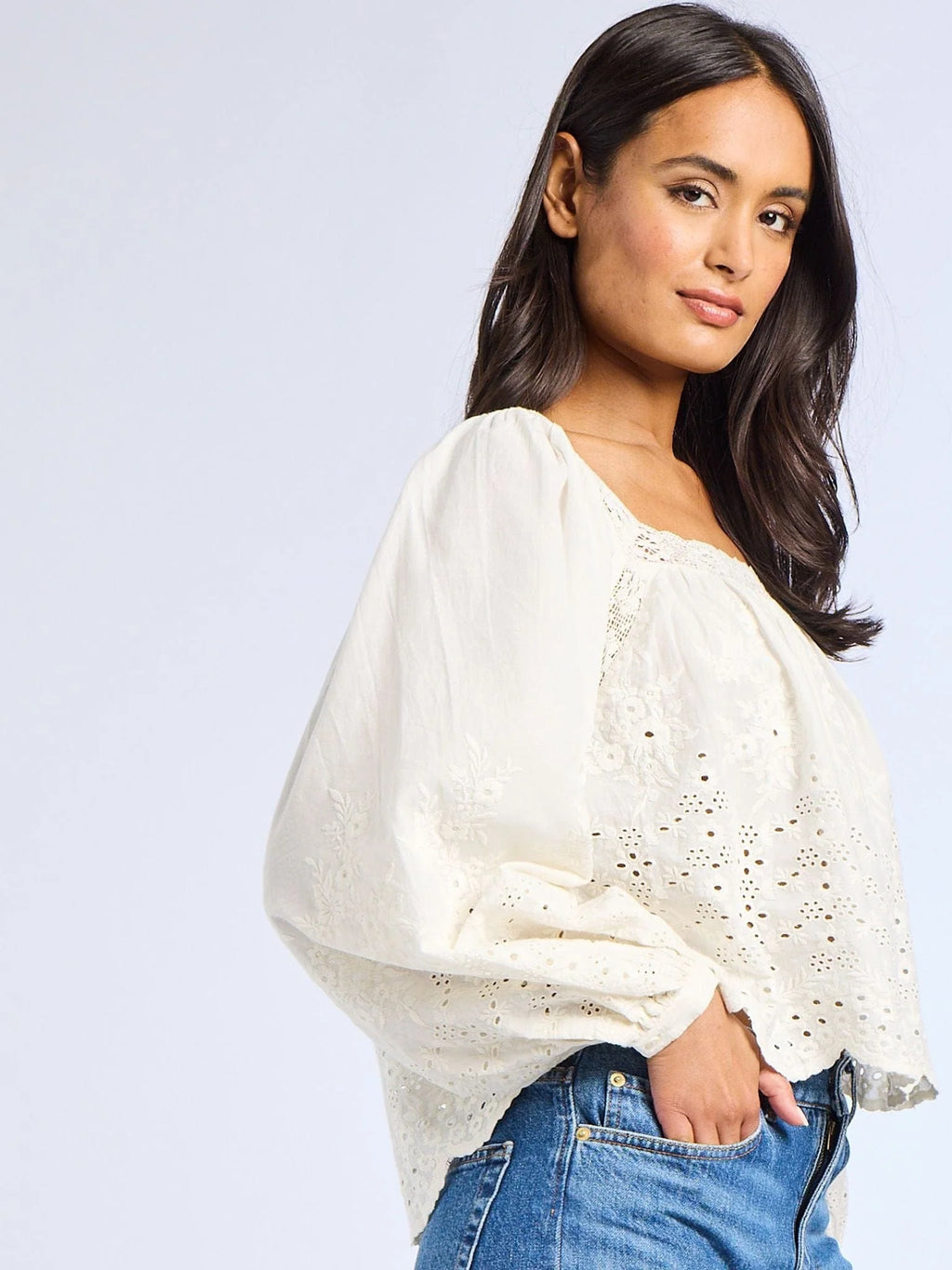 Mille Maureen Top White