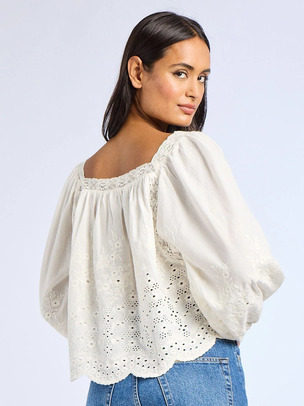 Mille Maureen Top White