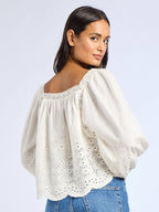 Mille Maureen Top White