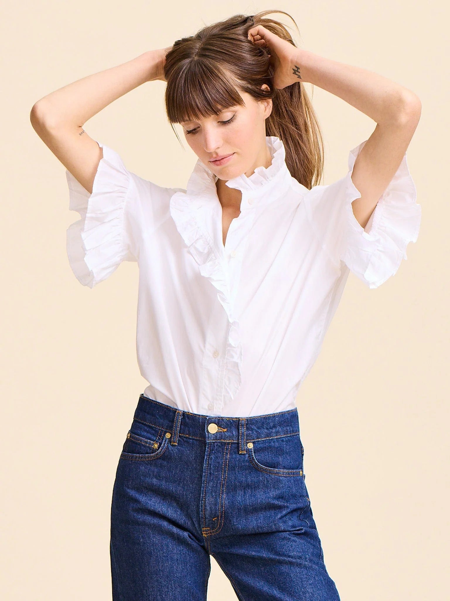 Mille Vanessa Top White