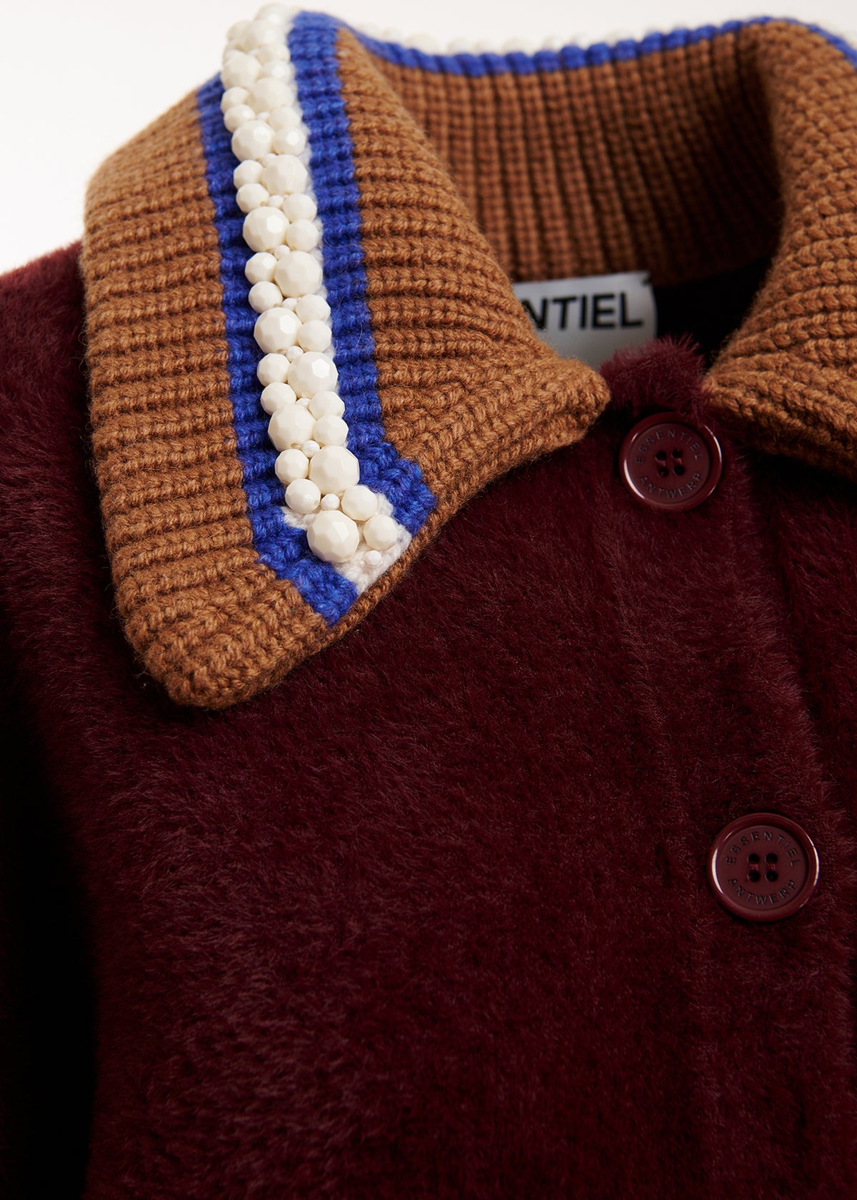KAMORE KNIT JACKET WITH COLLAR