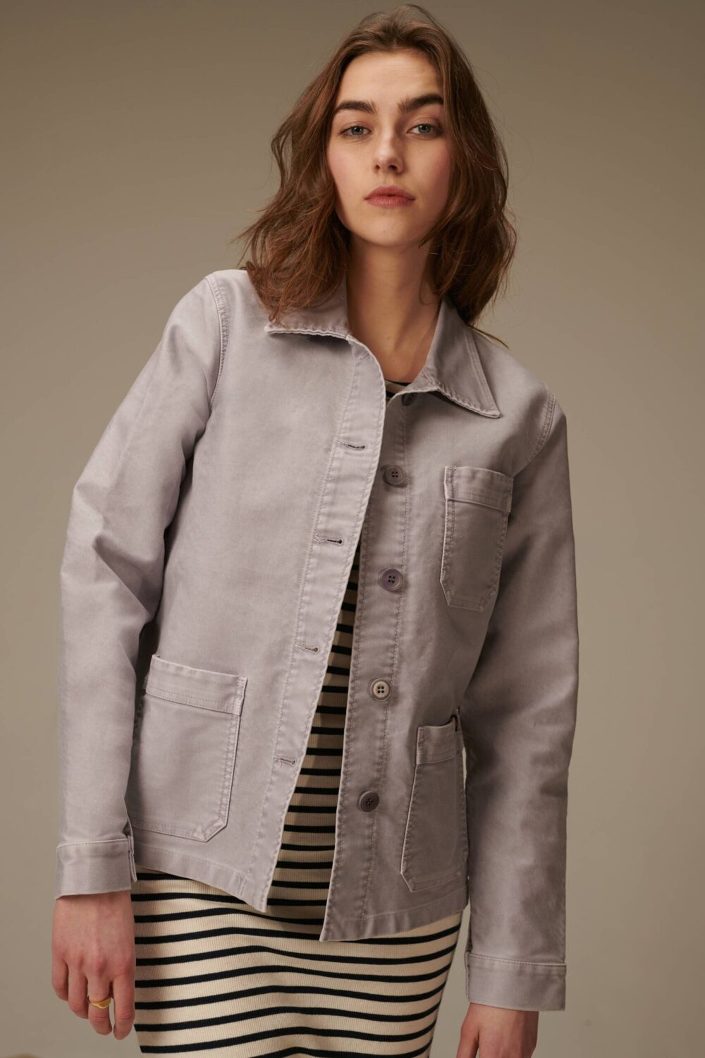 Le Mont Saint Michel Vintage Washed Work Jacket