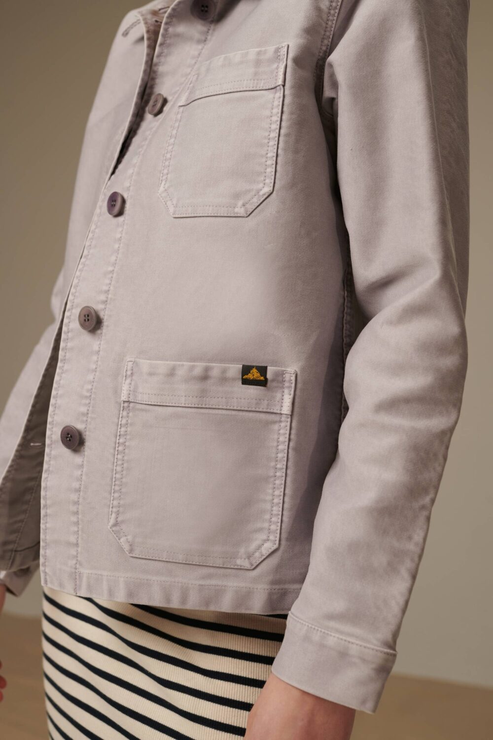 Le Mont Saint Michel Vintage Washed Work Jacket
