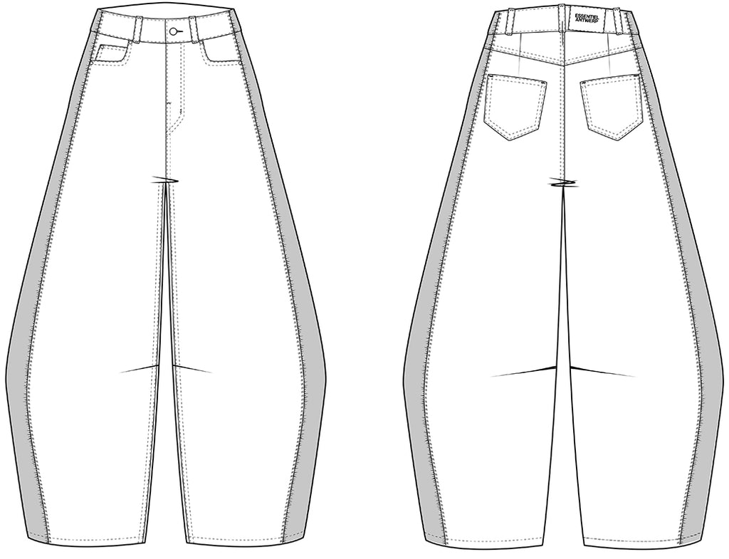 KASHBA PATCHWORK JEANS