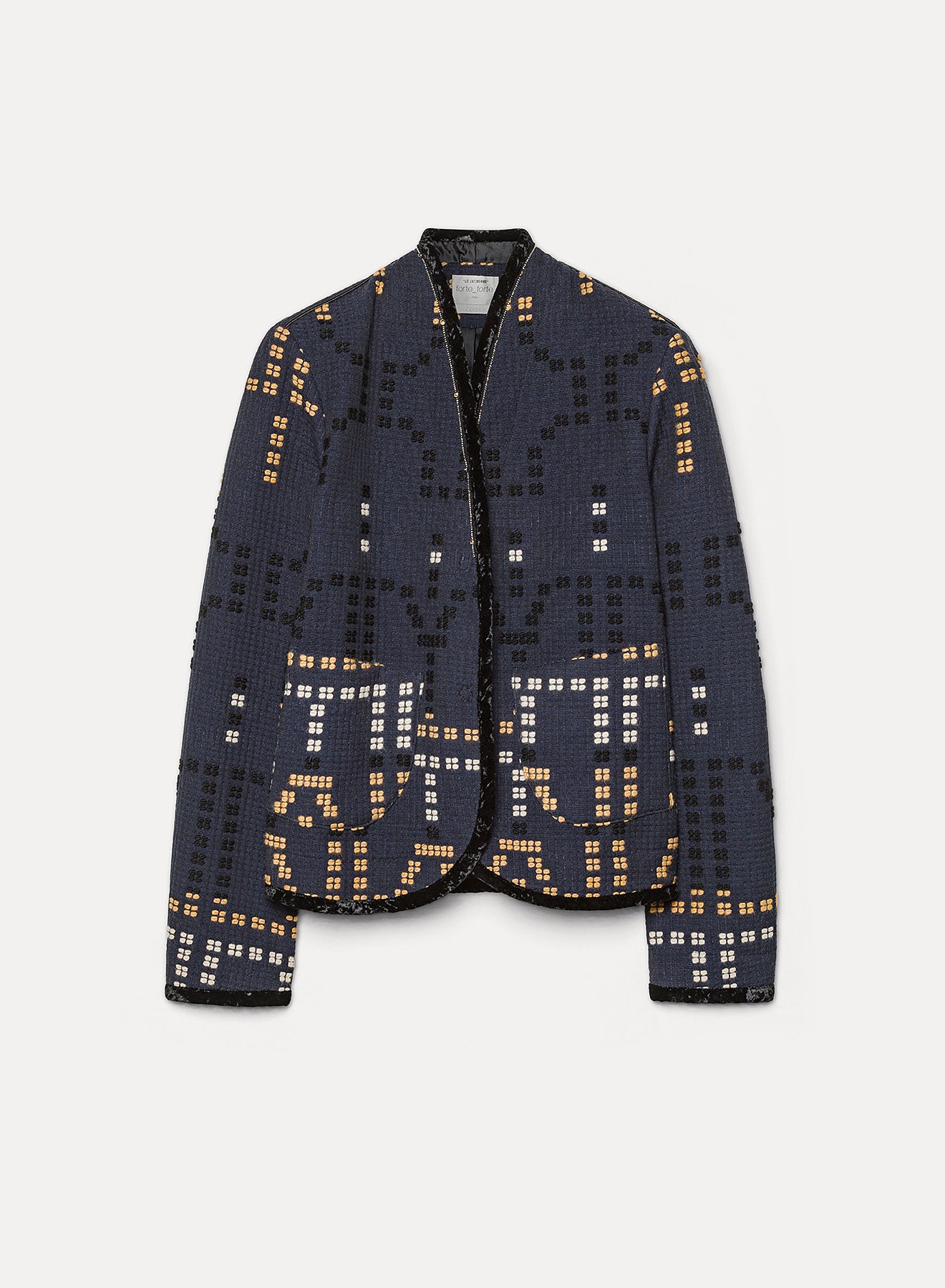 "samarcanda" jacquard blouson